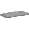 vidaXL Decor* Pallet Cushions 2 Pcs Gray Fabric