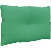 vidaXL Decor* Pallet Cushions 2 Pcs Green Fabric