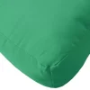 vidaXL Decor* Pallet Cushions 2 Pcs Green Fabric