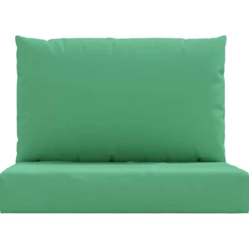 vidaXL Decor* Pallet Cushions 2 Pcs Green Oxford Fabric