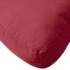 vidaXL Decor* Pallet Cushions 2 Pcs Red Fabric