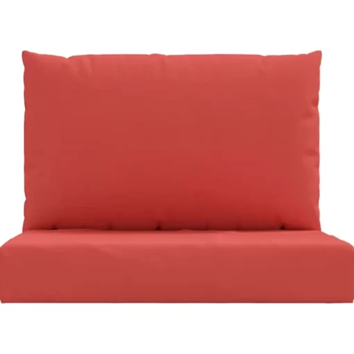 vidaXL Decor* Pallet Cushions 2 Pcs Red Oxford Fabric