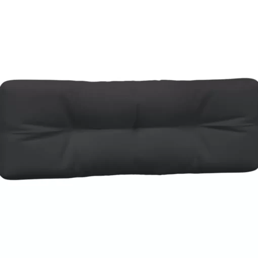 vidaXL Decor* Pallet Cushions 3 Pcs Black Fabric