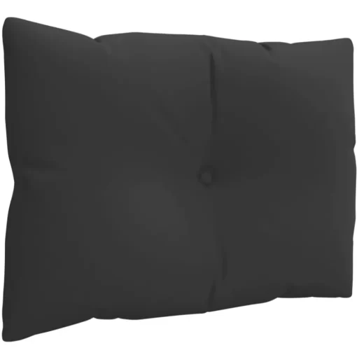 vidaXL Decor* Pallet Cushions 3 Pcs Black Fabric