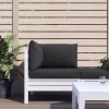 vidaXL Decor* Pallet Cushions 3 Pcs Black Oxford Fabric