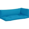 vidaXL Decor* Pallet Cushions 3 Pcs Blue Fabric