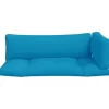 vidaXL Decor* Pallet Cushions 3 Pcs Blue Fabric