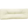 vidaXL Decor* Pallet Cushions 3 Pcs Cream Fabric