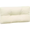 vidaXL Decor* Pallet Cushions 3 Pcs Cream Fabric