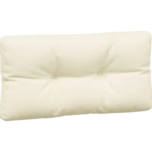 vidaXL Decor* Pallet Cushions 3 Pcs Cream Fabric