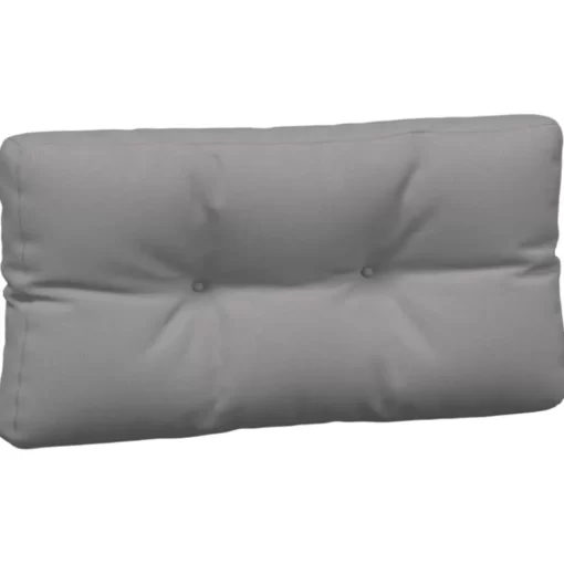 vidaXL Decor* Pallet Cushions 3 Pcs Gray Fabric