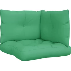 vidaXL Decor* Pallet Cushions 3 Pcs Green Fabric