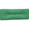 vidaXL Decor* Pallet Cushions 3 Pcs Green Fabric