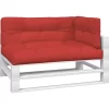 vidaXL Decor* Pallet Cushions 3 Pcs Red Fabric