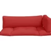 vidaXL Decor* Pallet Cushions 3 Pcs Red Fabric