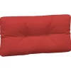 vidaXL Decor* Pallet Cushions 3 Pcs Red Fabric