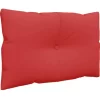 vidaXL Decor* Pallet Cushions 3 Pcs Red Fabric