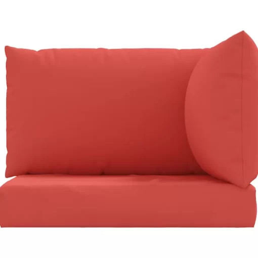 vidaXL Decor* Pallet Cushions 3 Pcs Red Oxford Fabric