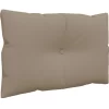 vidaXL Decor* Pallet Cushions 3 Pcs Taupe Fabric