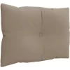 vidaXL Decor* Pallet Cushions 3 Pcs Taupe Fabric