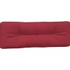 vidaXL Decor* Pallet Cushions 3 Pcs Wine Red Fabric