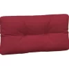 vidaXL Decor* Pallet Cushions 3 Pcs Wine Red Fabric