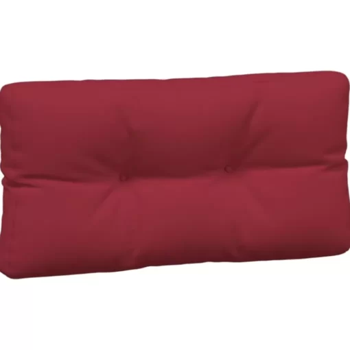 vidaXL Decor* Pallet Cushions 3 Pcs Wine Red Fabric