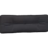 vidaXL Decor* Pallet Cushions 5 Pcs Black Fabric