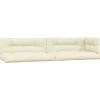 vidaXL Decor* Pallet Cushions 5 Pcs Cream Fabric