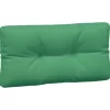 vidaXL Decor* Pallet Cushions 5 Pcs Green Fabric