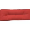 vidaXL Decor* Pallet Cushions 5 Pcs Red Fabric