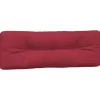 vidaXL Decor* Pallet Cushions 5 Pcs Wine Red Fabric