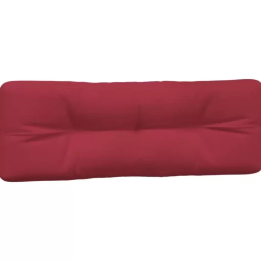 vidaXL Decor* Pallet Cushions 5 Pcs Wine Red Fabric