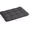 vidaXL Decor* Pallet Sofa Cushions 7 Pcs Anthracite