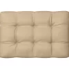 vidaXL Decor* Pallet Sofa Cushions 7 Pcs Beige