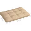 vidaXL Decor* Pallet Sofa Cushions 7 Pcs Beige