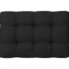 vidaXL Decor* Pallet Sofa Cushions 7 Pcs Black