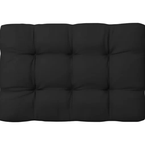 vidaXL Decor* Pallet Sofa Cushions 7 Pcs Black