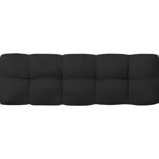 vidaXL Decor* Pallet Sofa Cushions 7 Pcs Black