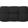 vidaXL Decor* Pallet Sofa Cushions 7 Pcs Black