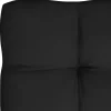 vidaXL Decor* Pallet Sofa Cushions 7 Pcs Black