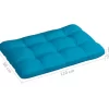 vidaXL Decor* Pallet Sofa Cushions 7 Pcs Blue