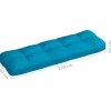 vidaXL Decor* Pallet Sofa Cushions 7 Pcs Blue