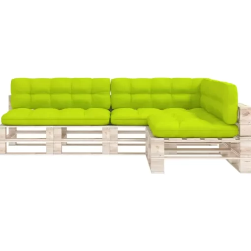 vidaXL Decor* Pallet Sofa Cushions 7 Pcs Bright Green