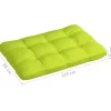 vidaXL Decor* Pallet Sofa Cushions 7 Pcs Bright Green