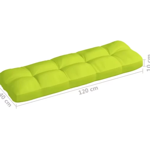 vidaXL Decor* Pallet Sofa Cushions 7 Pcs Bright Green