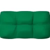 vidaXL Decor* Pallet Sofa Cushions 7 Pcs Green