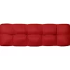 vidaXL Decor* Pallet Sofa Cushions 7 Pcs Red