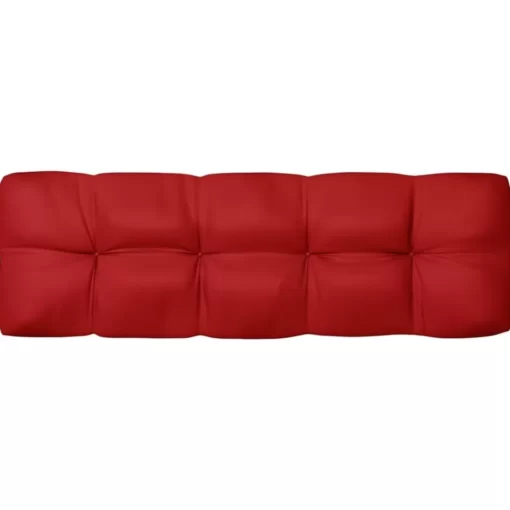 vidaXL Decor* Pallet Sofa Cushions 7 Pcs Red