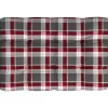 vidaXL Decor* Pallet Sofa Cushions 7 Pcs Red Check Pattern